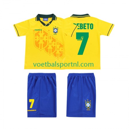 Brazilië BEBETO 7 Retro Kind Thuis Tenue 1994